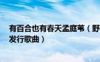 有百合也有春天孟庭苇（野百合也有春天 孟庭苇1994年的发行歌曲）