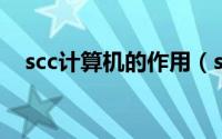 scc计算机的作用（scc 监督计算机控制）