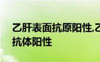 乙肝表面抗原阳性,乙肝e抗体阳性,乙肝核心抗体阳性