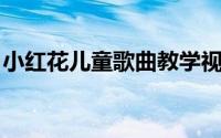 小红花儿童歌曲教学视频（小红花 儿童歌曲）