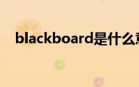 blackboard是什么意思（Blackboard）