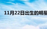 11月22日出生的明星有哪些（11月22日）