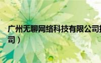 广州无聊网络科技有限公司招聘（广州无聊网络科技有限公司）