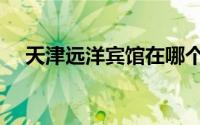 天津远洋宾馆在哪个区（天津远洋宾馆）