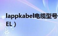 lappkabel电缆型号代码的含义（LAPPkABEL）