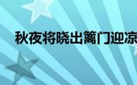 秋夜将晓出篱门迎凉有感二首其二的意思