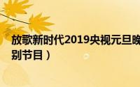 放歌新时代2019央视元旦晚会（放歌新时代—2019新年特别节目）