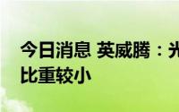 今日消息 英威腾：光储业务占公司主营业务比重较小