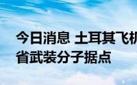 今日消息 土耳其飞机越境轰炸伊拉克尼尼微省武装分子据点