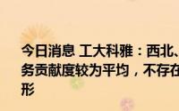 今日消息 工大科雅：西北、华北、东北等集中供暖区域对业务贡献度较为平均，不存在某单一区域收入贡献比重过大情形