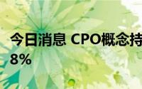 今日消息 CPO概念持续走高，天孚通信涨超18%