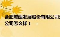 合肥城建发展股份有限公司双休吗（合肥城建发展股份有限公司怎么样）