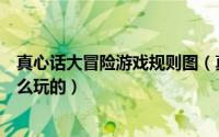 真心话大冒险游戏规则图（真心话大冒险游戏规则是什么怎么玩的）