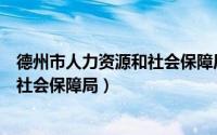 德州市人力资源和社会保障局电话号码（德州市人力资源和社会保障局）