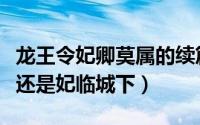 龙王令妃卿莫属的续篇是叫什么（是且试天下还是妃临城下）
