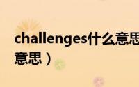 challenges什么意思中文（challenges什么意思）