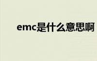 emc是什么意思啊（emc是什么意思）