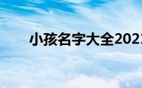 小孩名字大全2021（小孩名字大全）