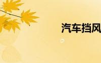 汽车挡风玻璃修复