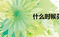什么时候买车最划算