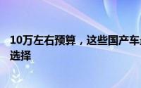 10万左右预算，这些国产车最值得买！性价比与品质双优的选择
