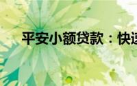 平安小额贷款：快速申请贷款服务指南