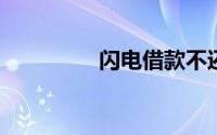 闪电借款不还的后果解析