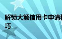 解锁大额信用卡申请秘籍：高效办理方法与技巧