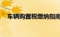车辆购置税缴纳指南：哪里交、如何交？